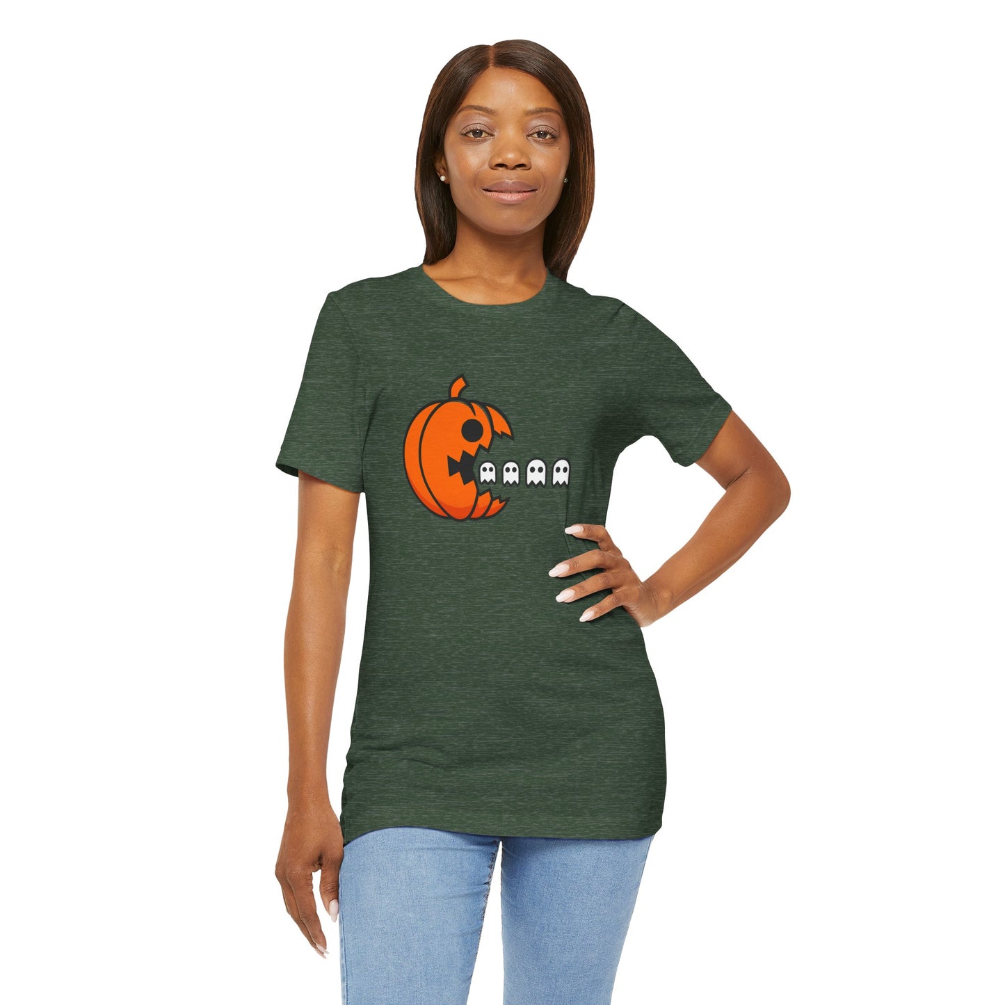 Halloween Pumpkin Eating Ghosts Tee