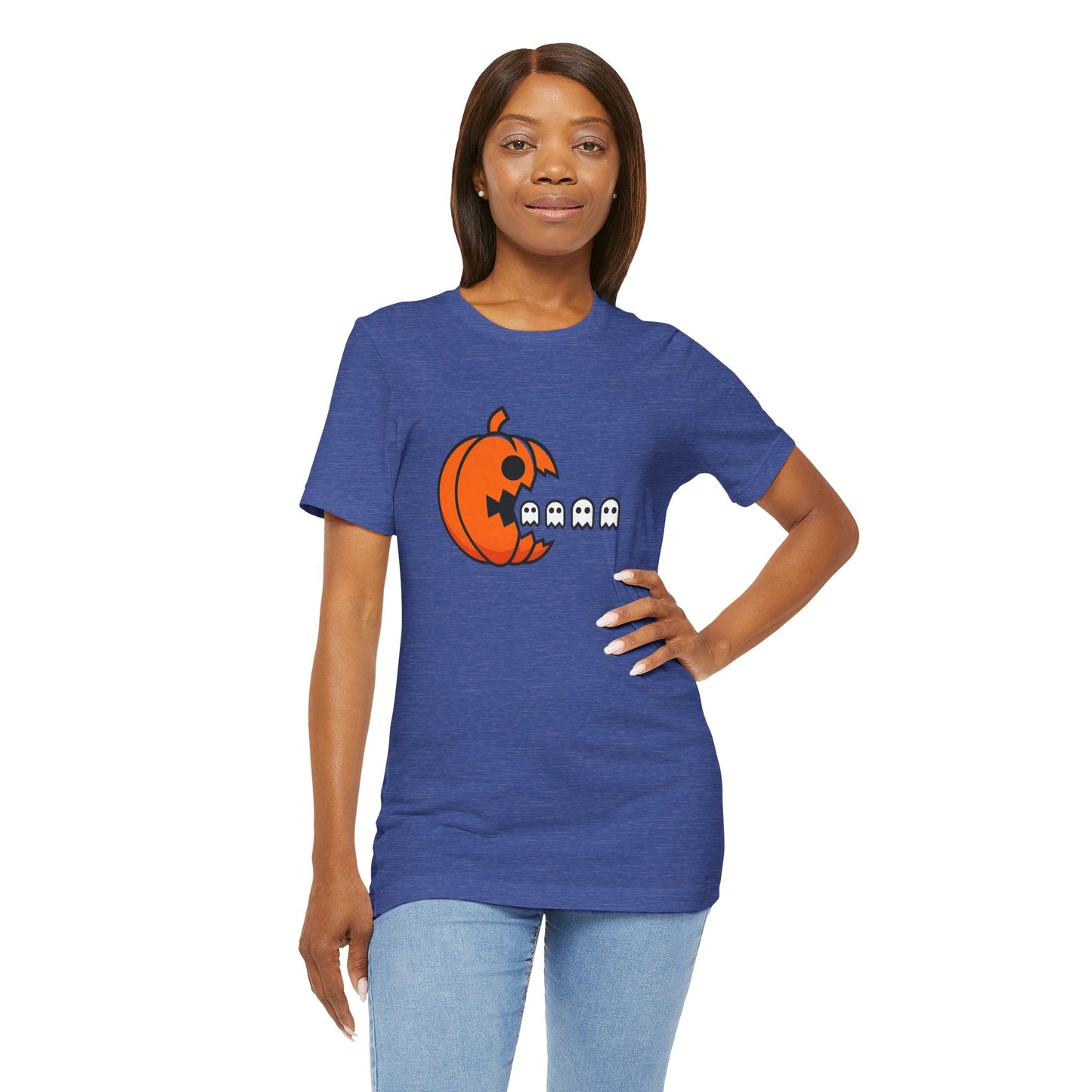 Halloween Pumpkin Eating Ghosts Tee