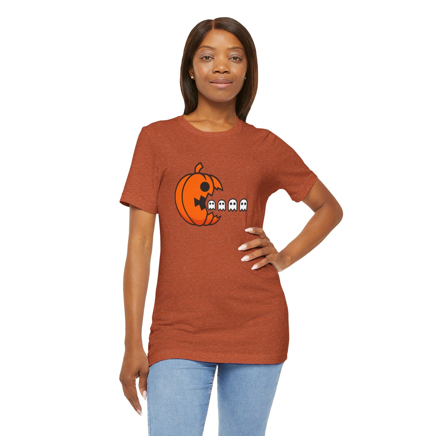 Halloween Pumpkin Eating Ghosts Tee
