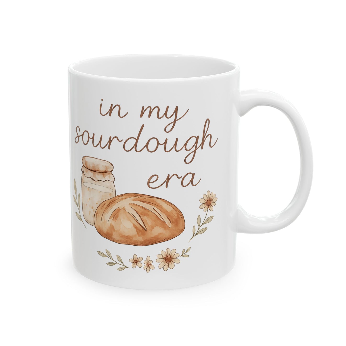 Sourdough Era Ceramic Mug, (11 oz, 15 oz)