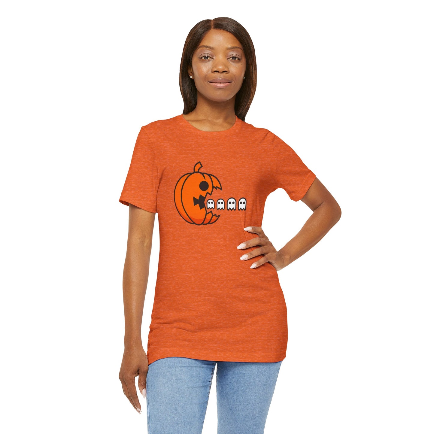 Halloween Pumpkin Eating Ghosts Tee