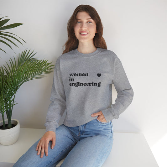 Women in Engineering Minimalist Crewneck Sweatshirt