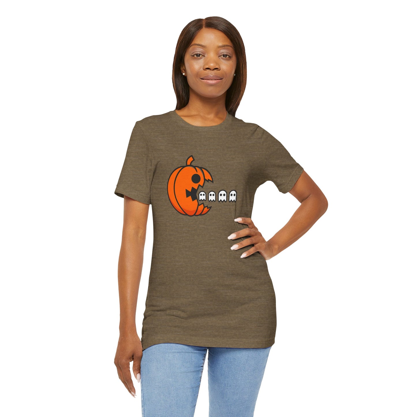 Halloween Pumpkin Eating Ghosts Tee