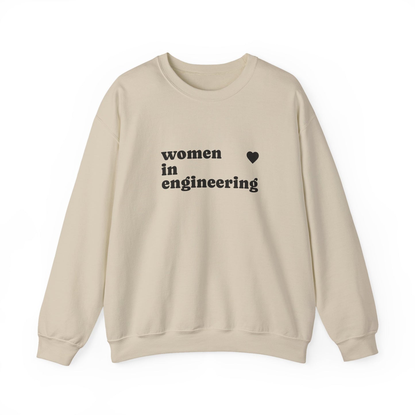 Women in Engineering Minimalist Crewneck Sweatshirt