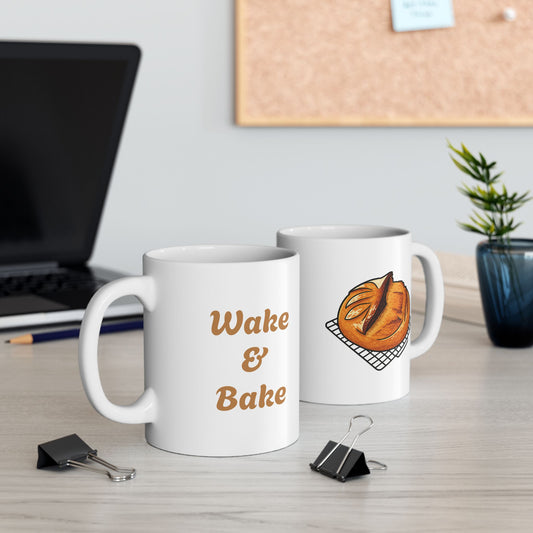 Sourdough Humor Ceramic Mug, (11 oz, 15 oz)
