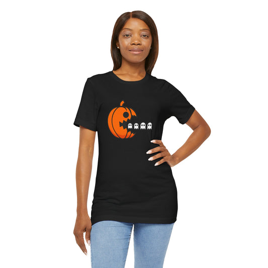 Halloween Pumpkin Eating Ghosts Tee