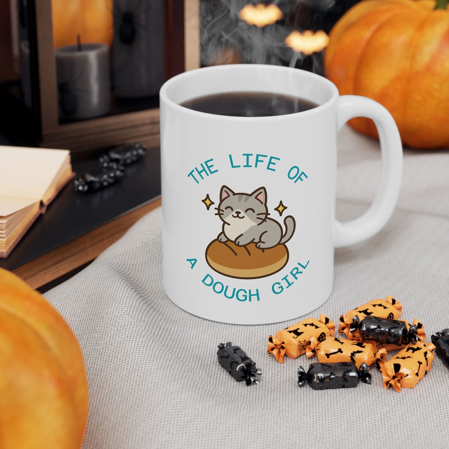 The Life of a Dough Girl Ceramic Mug, (11 oz, 15 oz)